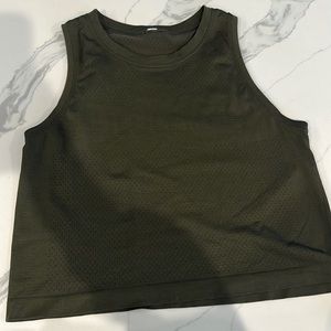 LULULEMON Green tank size 6